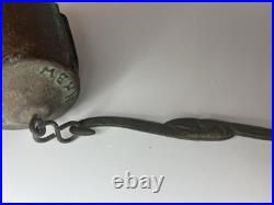 Vintage Jeff Cross Harmony Hollow Bronze HHBW Wind Chime Bell 20