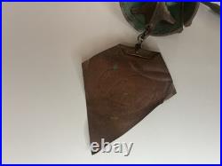 Vintage Jeff Cross Harmony Hollow Bronze HHBW Wind Chime Bell 20