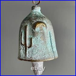 Vintage Joe Ursutz Cast Bronze Wind Bell, Signed x2, Paolo Soleri Cosanti Style