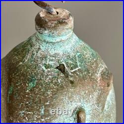 Vintage Joe Ursutz Cast Bronze Wind Bell, Signed x2, Paolo Soleri Cosanti Style