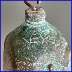 Vintage Joe Ursutz Cast Bronze Wind Bell, Signed x2, Paolo Soleri Cosanti Style