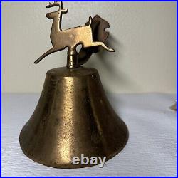 Vintage John Deere Vintage Brass Bell Dear Needs Pendulum
