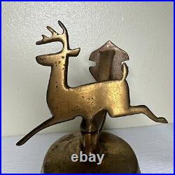 Vintage John Deere Vintage Brass Bell Dear Needs Pendulum