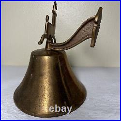 Vintage John Deere Vintage Brass Bell Dear Needs Pendulum