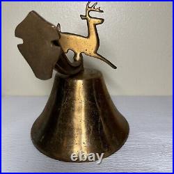 Vintage John Deere Vintage Brass Bell Dear Needs Pendulum
