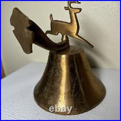 Vintage John Deere Vintage Brass Bell Dear Needs Pendulum