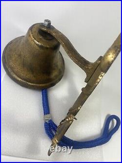 Vintage Large 10 Sailor Ship Bell Solid Brass Nautical Mariner Seaman