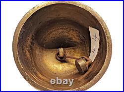 Vintage Latin Brass Bell LEONINUS PELICANUS AQVILA Religious Symbolism