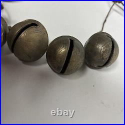 Vintage Lot 16 Loose Brass Sleigh Bells, Nos 3, 4, 5, 9 Plz Read & See Pics