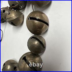 Vintage Lot 16 Loose Brass Sleigh Bells, Nos 3, 4, 5, 9 Plz Read & See Pics