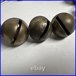 Vintage Lot 16 Loose Brass Sleigh Bells, Nos 3, 4, 5, 9 Plz Read & See Pics