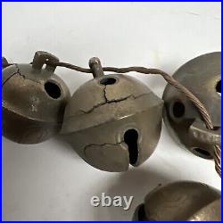 Vintage Lot 16 Loose Brass Sleigh Bells, Nos 3, 4, 5, 9 Plz Read & See Pics