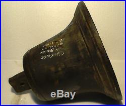 Vintage Marine Brass BELL Great Sounding Nautical Ships Original (D)