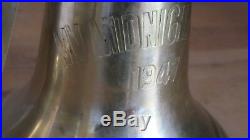 Vintage Marine Brass BELL -MV Midnight Sun 1947