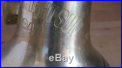 Vintage Marine Brass BELL -MV Midnight Sun 1947