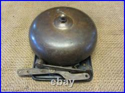 Vintage Mechanical Iron & Brass Boxing Bell Antique Sports School Fire 10547