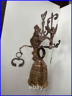 Vintage Monastery Door Bell Brass/Copper Alloy