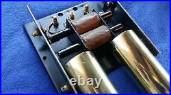 Vintage Montrose Door Bell Chime Brass Tubes Nos Friedland Bakelite Transformer