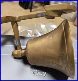 Vintage Nautical Anchor Wall Brass Bell 6 Height Rustic Maritime Decor With Rop
