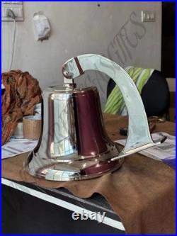 Vintage Nautical Hanging Brass Door Bell Ship Wall Mounted Bracket Gift 18