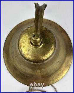 Vintage Nautical Maritime Brass Ship Train Railroad School Dinner Bar Bell