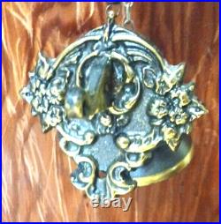 Vintage Needlepoint 54 Floral Pattern Butler Door Bell Pull