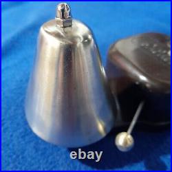Vintage Old Original Electric Gec Bakelite Nickel Brass Door Alarm Butler Bell