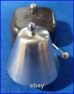 Vintage Old Original Electric Gec Bakelite Nickel Brass Door Alarm Butler Bell