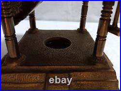 Vintage Oriental Solid Brass Gong Bell Prayer Pagoda Temple with Brass Hammer