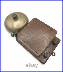 Vintage Original Electric DoorBell Large Brass Bell Working Condition 1930s