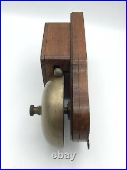 Vintage Original Electric DoorBell Large Brass Bell Working Condition 1930s