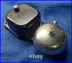 Vintage Original Electric Gec Bakelite Brass Door Bell Butler Bell Servant Bell