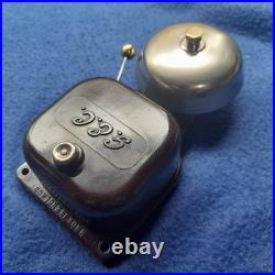 Vintage Original Electric Gec Bakelite Brass Door Bell Butler Bell Servant Bell Vintage Original Electric Gec Bakelite Brass Door Bell Butler Bell Servant Bell