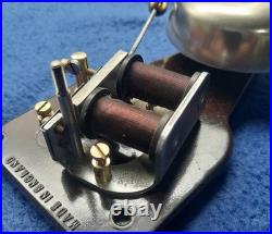 Vintage Original Electric Gec Bakelite Brass Door Bell Butler Bell Servant Bell