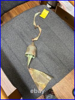 Vintage PAOLO SOLERI Cosanti Arcosanti Brutalist Cast Bronze Wind Bell Chime 22