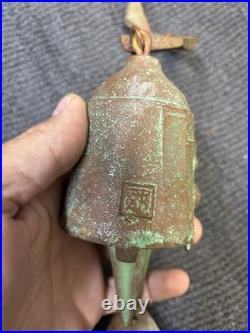 Vintage PAOLO SOLERI Cosanti Arcosanti Brutalist Cast Bronze Wind Bell Chime 22