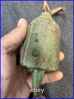 Vintage PAOLO SOLERI Cosanti Arcosanti Brutalist Cast Bronze Wind Bell Chime 22