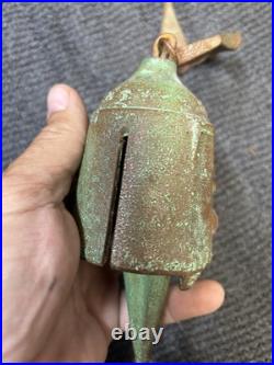 Vintage PAOLO SOLERI Cosanti Arcosanti Brutalist Cast Bronze Wind Bell Chime 22