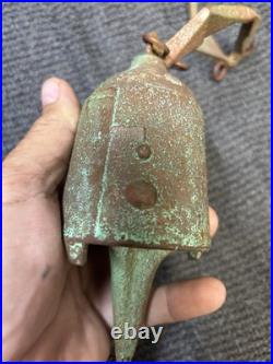 Vintage PAOLO SOLERI Cosanti Arcosanti Brutalist Cast Bronze Wind Bell Chime 22