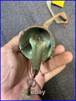 Vintage PAOLO SOLERI Cosanti Arcosanti Brutalist Cast Bronze Wind Bell Chime 22