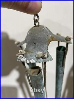 Vintage Pair Of PAOLO SOLERI Arcosanti Bronze Wind Chimes 2