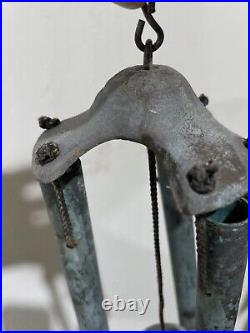 Vintage Pair Of PAOLO SOLERI Arcosanti Bronze Wind Chimes 2