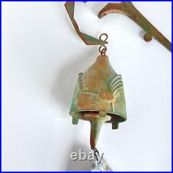 Vintage Paolo Soleri Arcosanti Brutalist Bronze Wind Bell Chime 21 MCM
