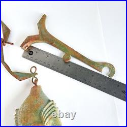 Vintage Paolo Soleri Arcosanti Brutalist Bronze Wind Bell Chime 21 MCM