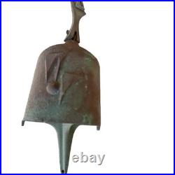 Vintage Paolo Soleri Arcosanti Brutalist Bronze Wind Bell Chime Great Patina MCM