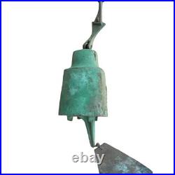Vintage Paolo Soleri Arcosanti Brutalist Bronze Wind Bell Chime Great Patina MCM