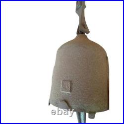 Vintage Paolo Soleri Arcosanti Brutalist Bronze Wind Bell Chime Great Patina MCM