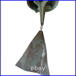 Vintage Paolo Soleri Arcosanti Brutalist Bronze Wind Bell Chime Great Patina MCM