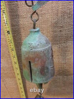 Vintage Paolo Soleri Cosanti Arcosanti 1970s Arizona Cast Bronze Bell #9