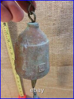 Vintage Paolo Soleri Cosanti Arcosanti 1970s Arizona Cast Bronze Bell #9